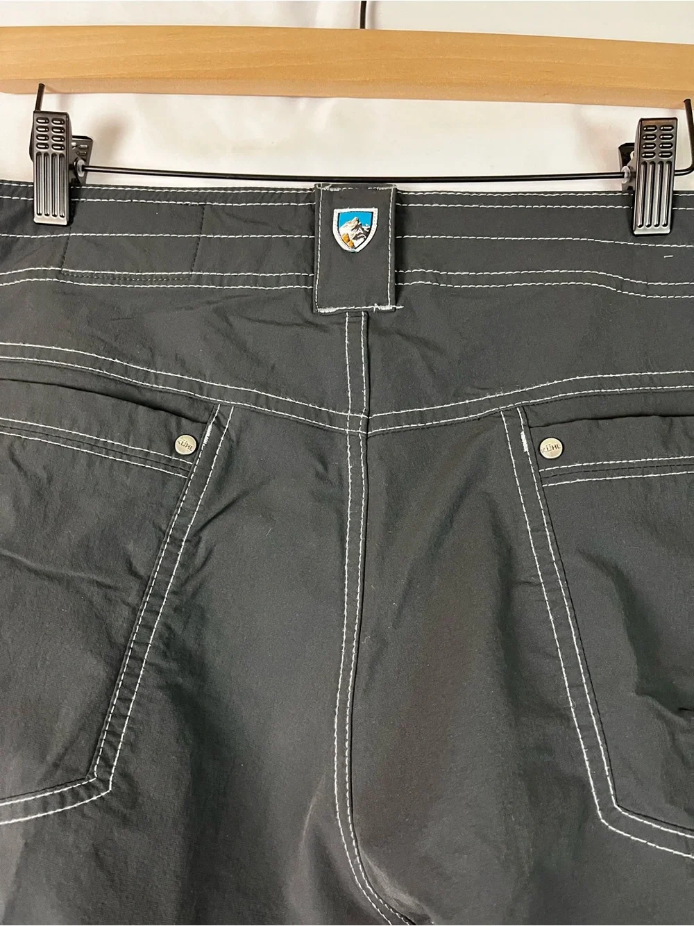 Kuhl Men's Charcoal lightweight Hiking Outdoor Pants 38 x 32